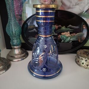 Blue and Gold Decorative Vase